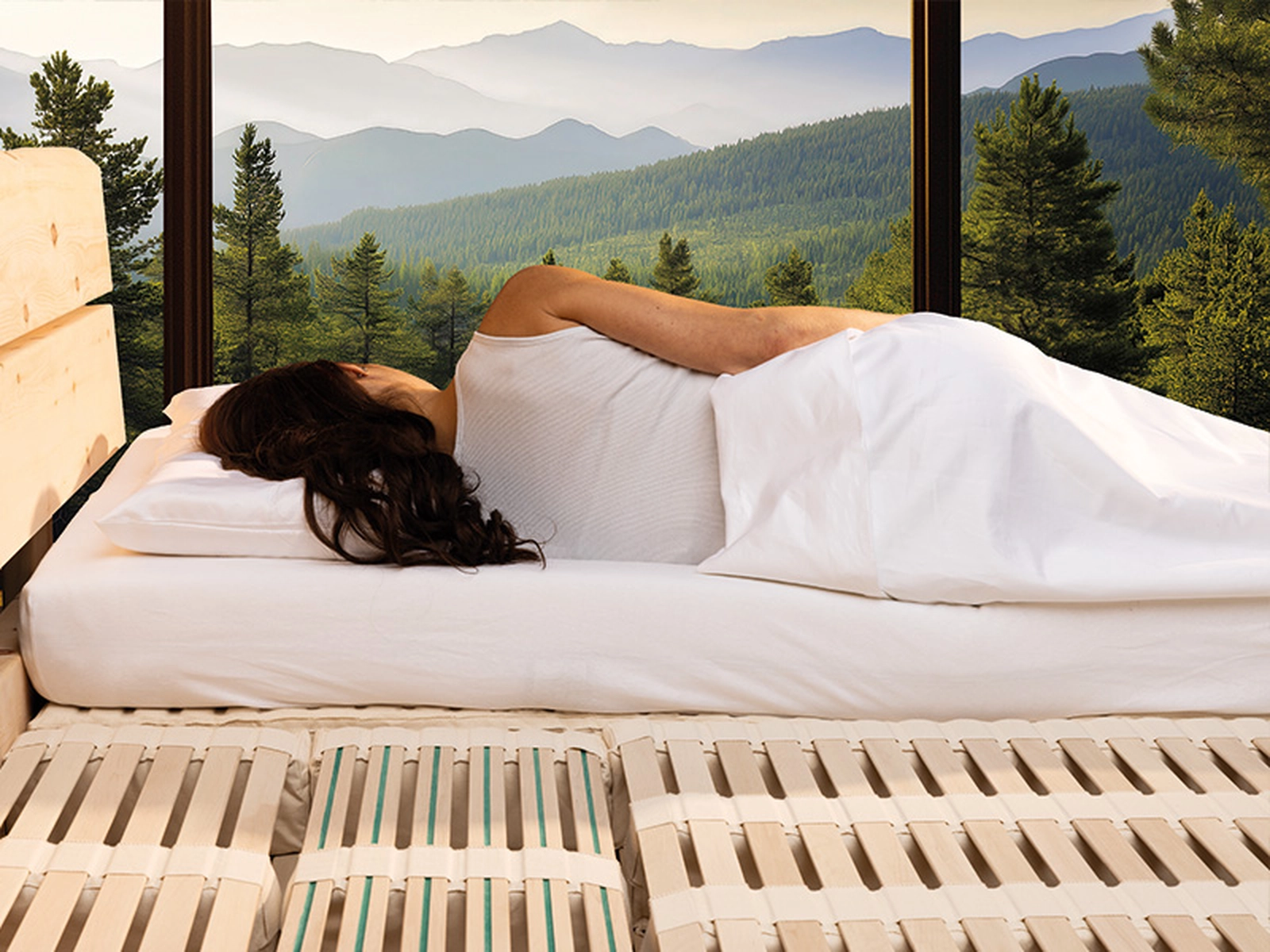 Lamellensysteme bieten eine optimale Körperanpassung für einen guten Schlaf.
