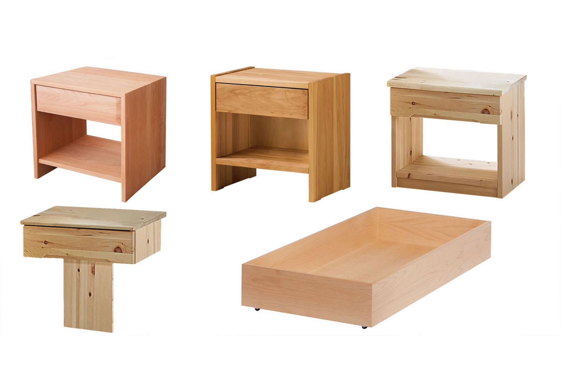Nachtkästchen und Zubehör